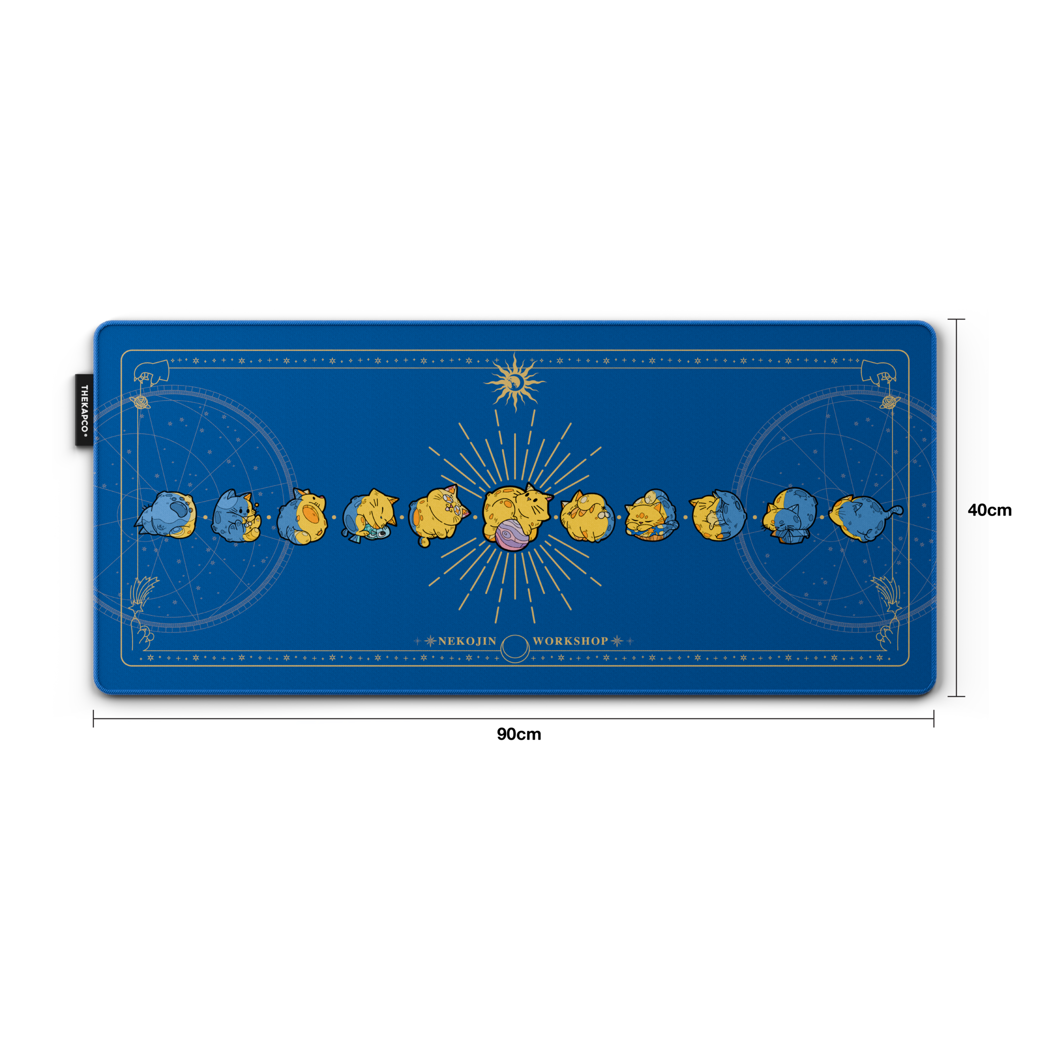 Thekapco x Nekojin | Catlaxy Deskmat