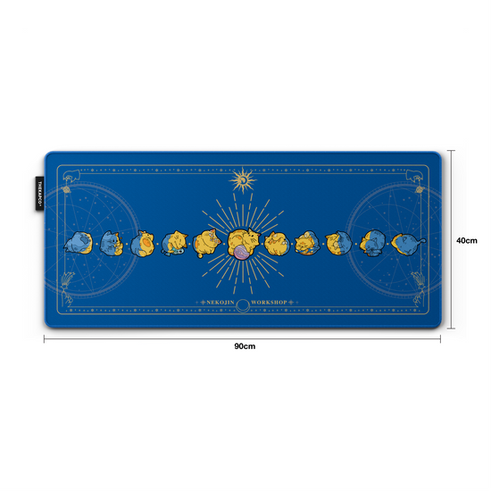 Thekapco x Nekojin | Catlaxy Deskmat