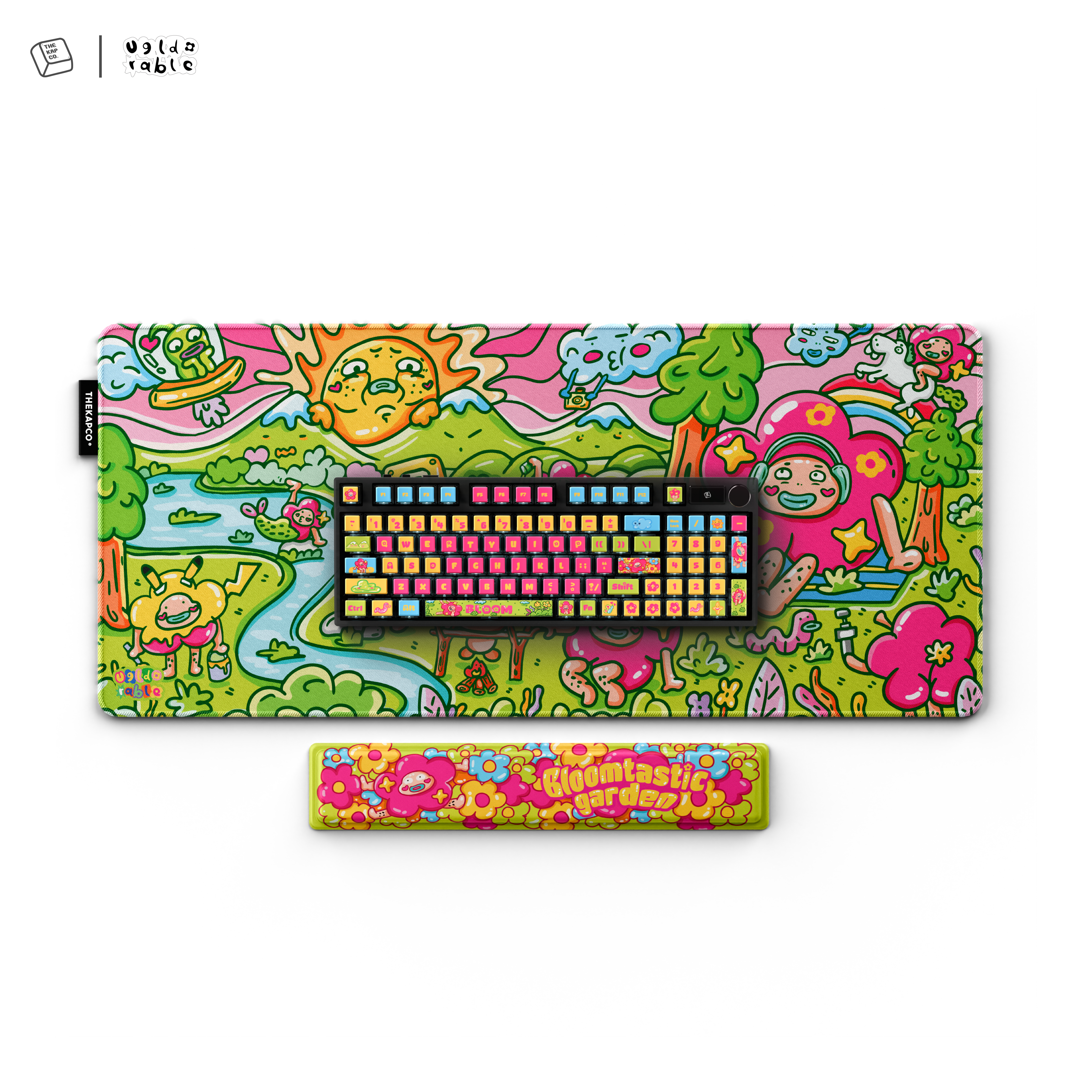 Thekapco x Ugldorable | Bloomtastic Garden Wristrest