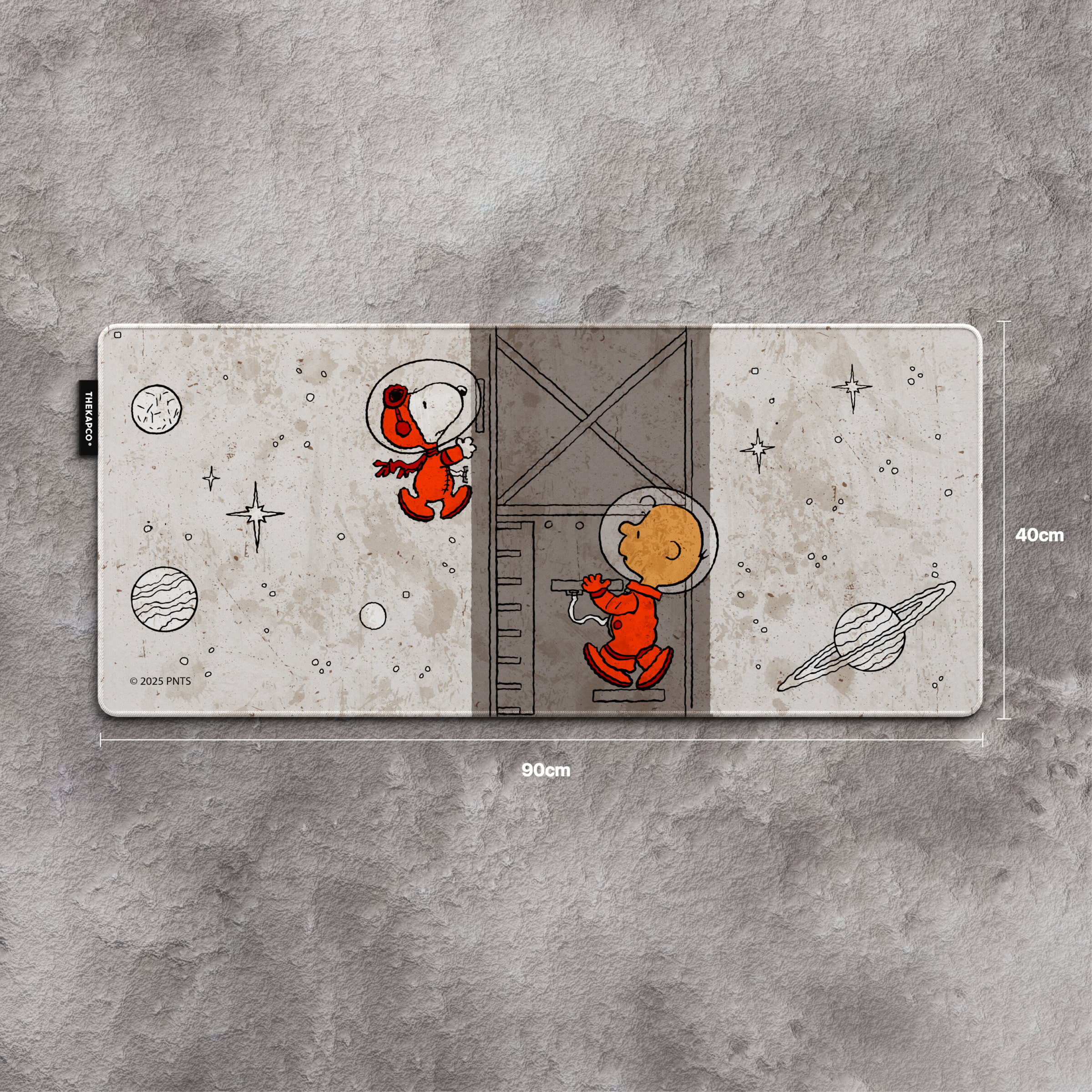 Thekapco x Peanuts | Vintage Astronaut Deskmat Bundle