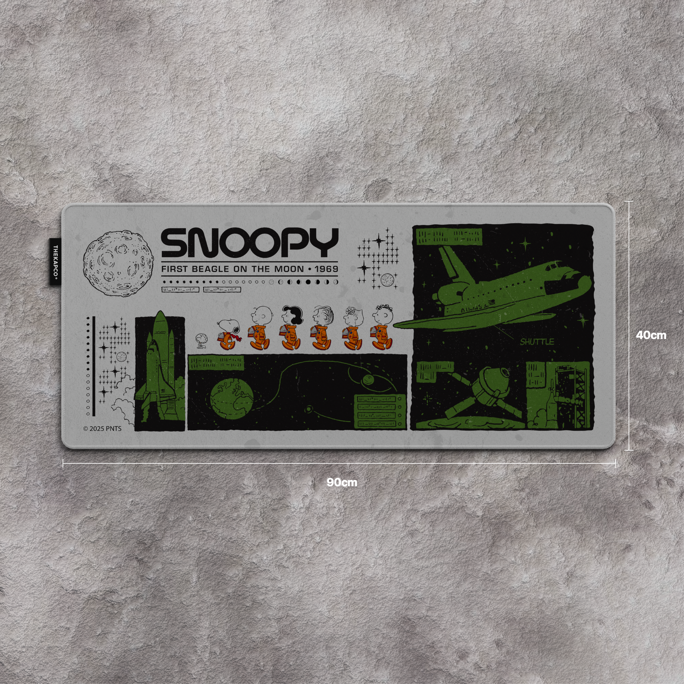 Thekapco x Peanuts | Vintage Astronaut Deskmat - 1969