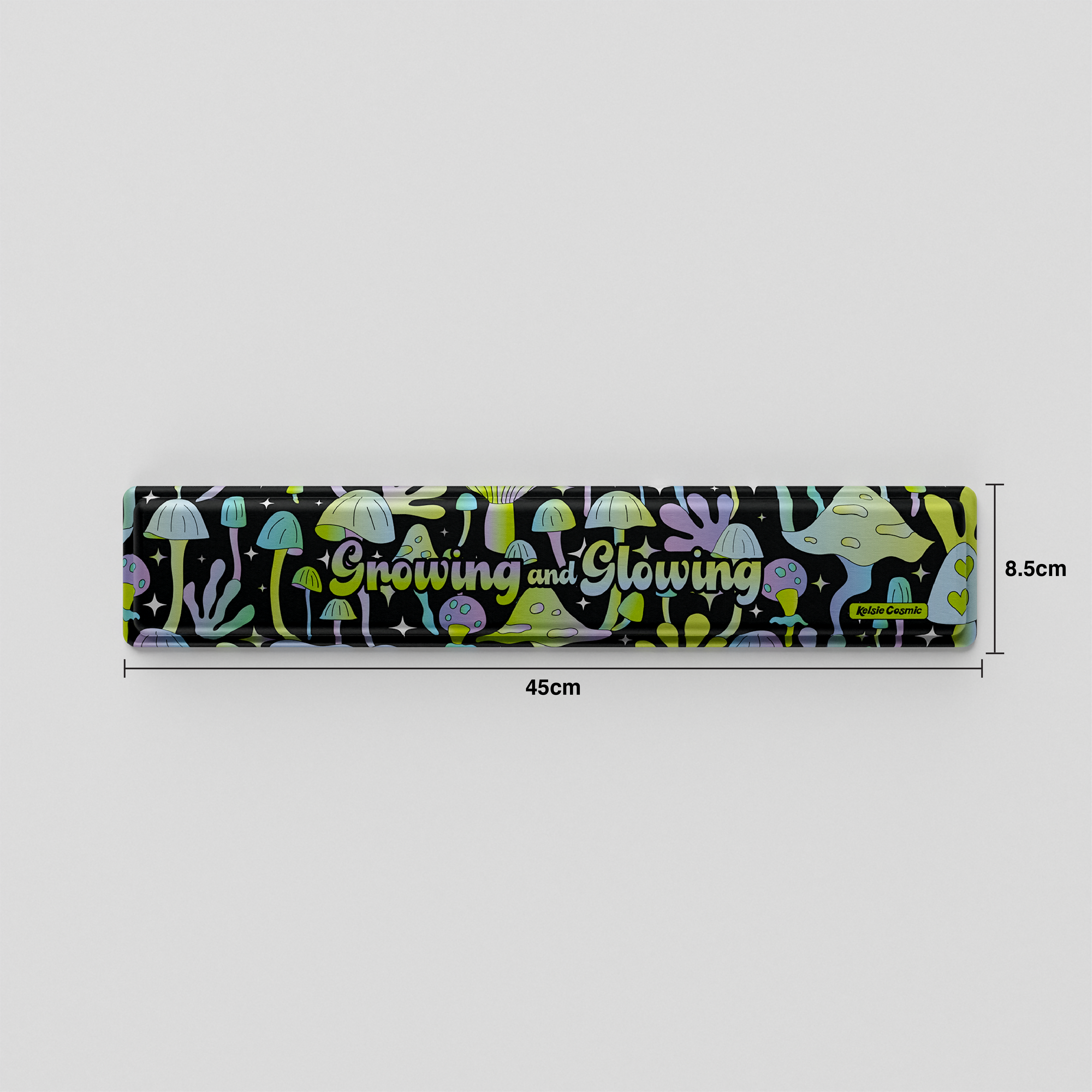 Thekapco x Kelsie Cosmic | Growing & Glowing Deskmat / Wristrest