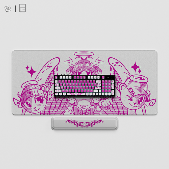 Thekapco x Gazola | Little Angel Deskmat