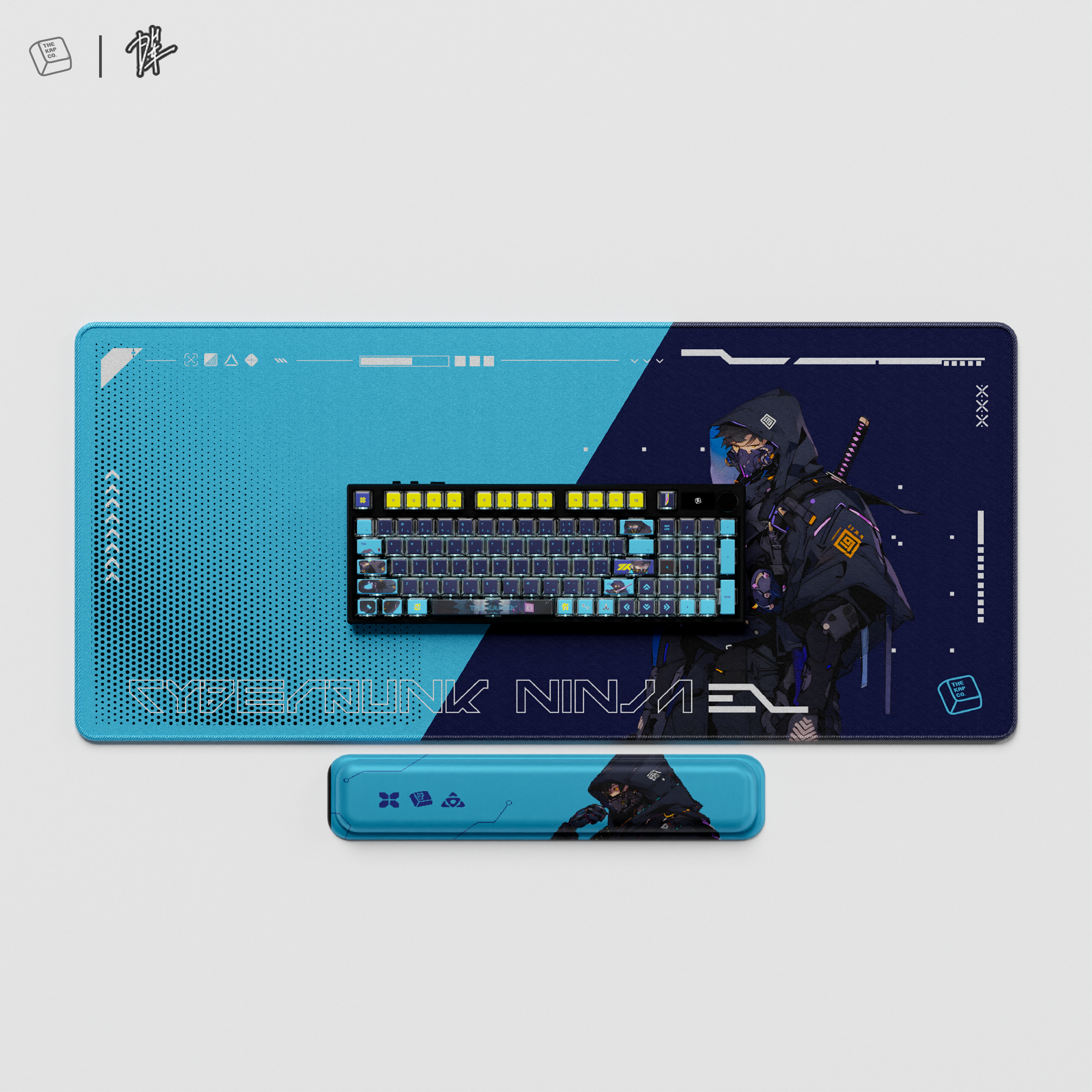 Thekapco x Powdersea | Ninja 3.0 Deskmat / Wristrest