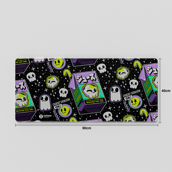 Thekapco x Ilustrata | Japanese Juice Deskmat / Wristrest
