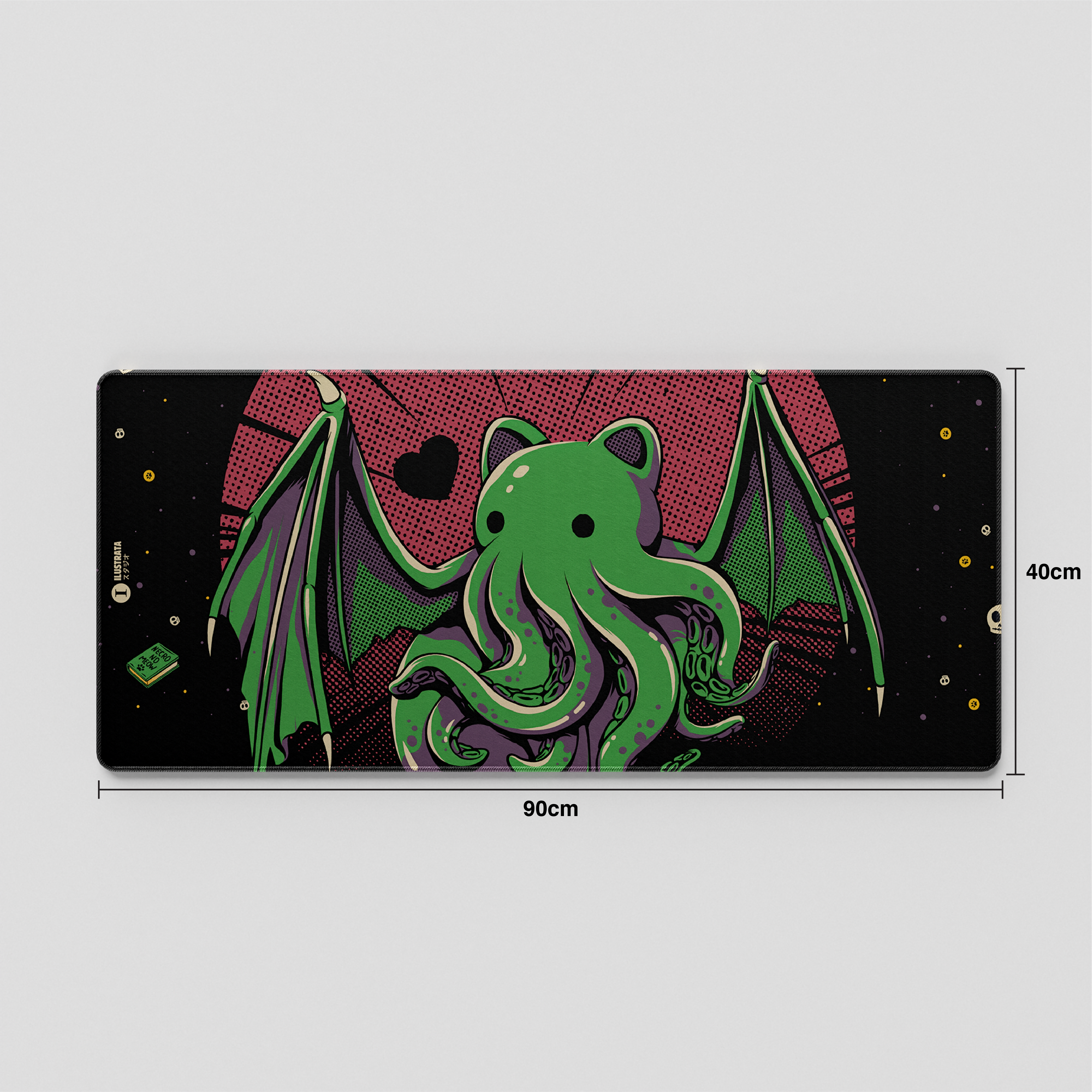 Thekapco x Ilustrata | Cathulhu Deskmat & Wristrest