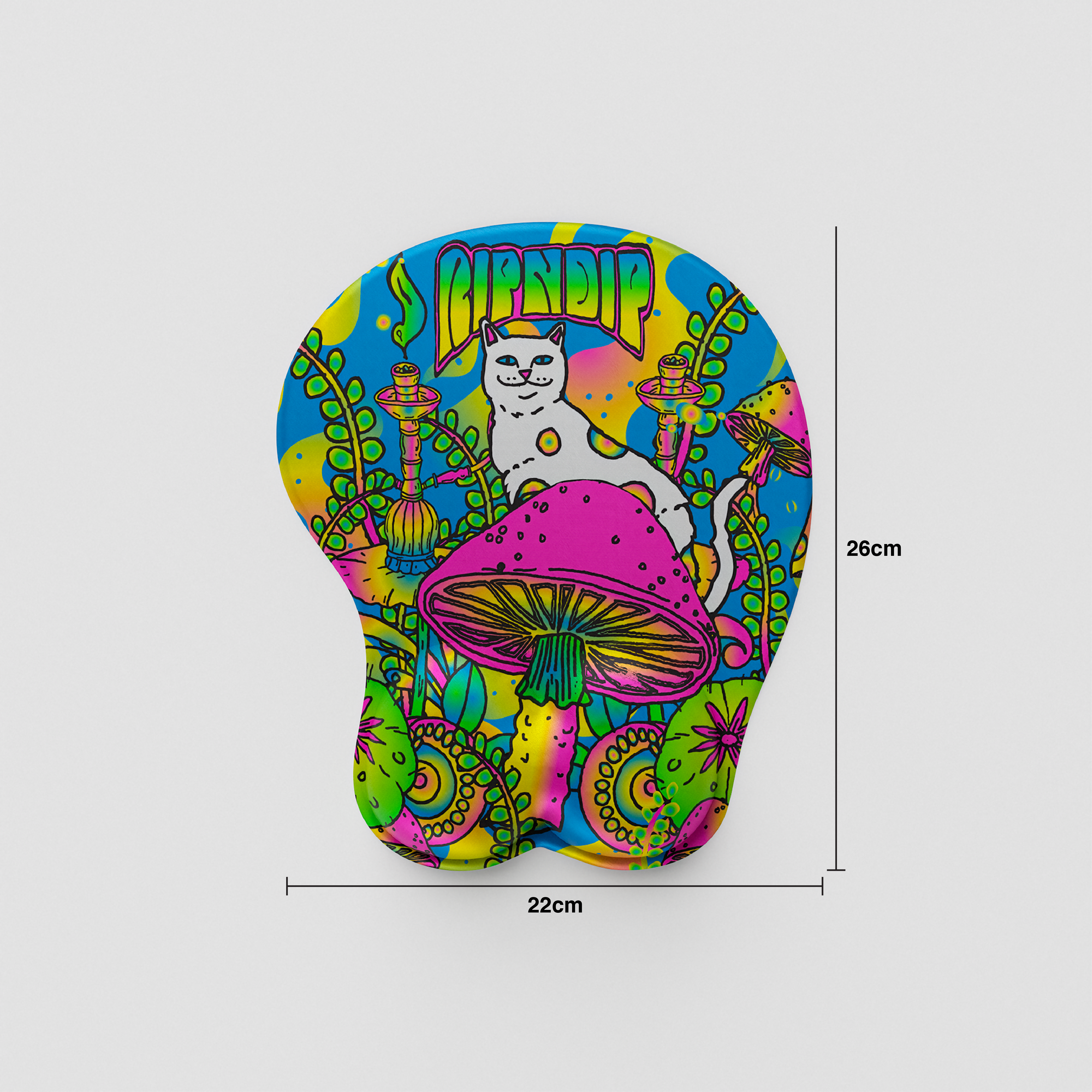 Thekapco x RipnDip | Psychedelic Deskmat / Wristrest