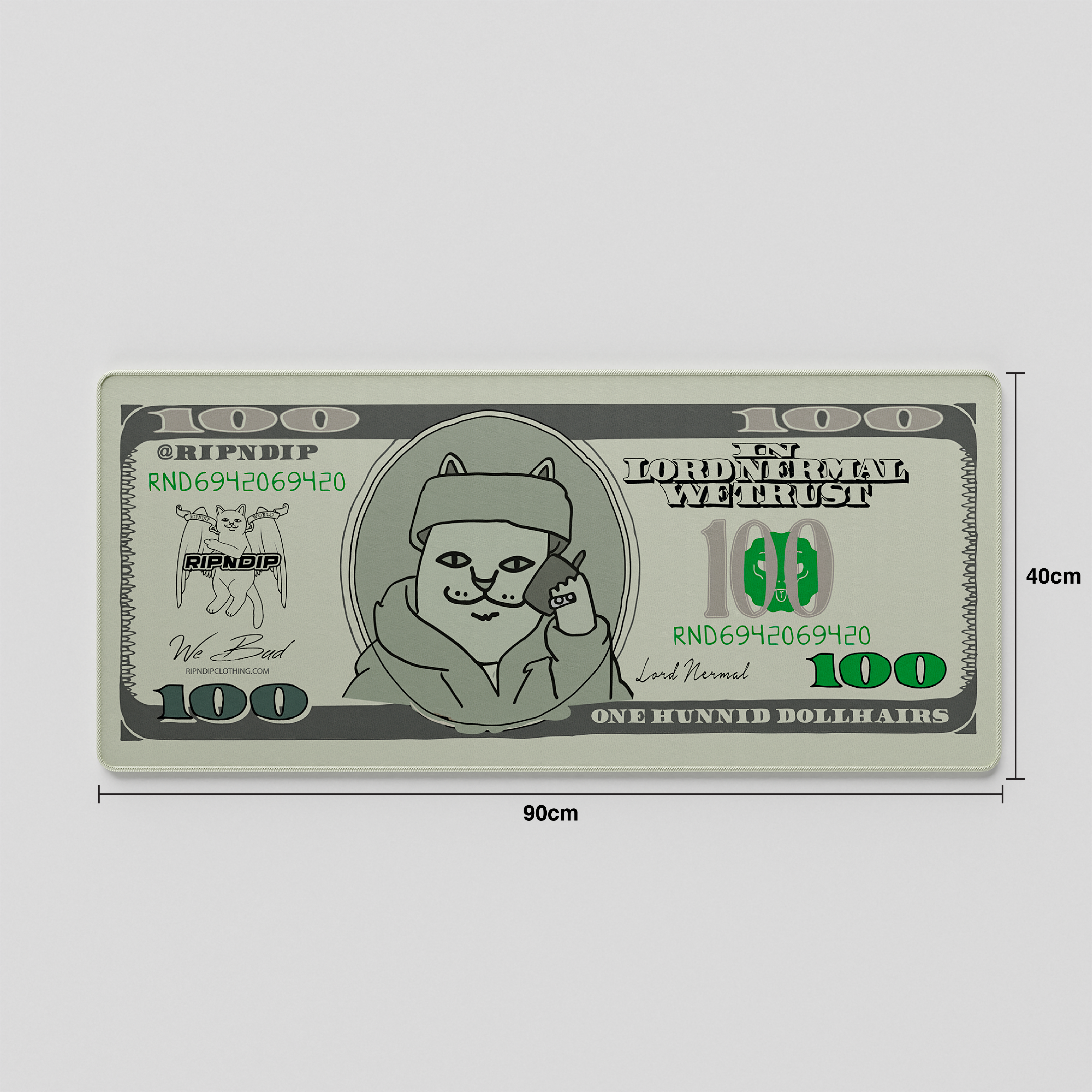 Thekapco x RipnDip | Moneybag Deskmat
