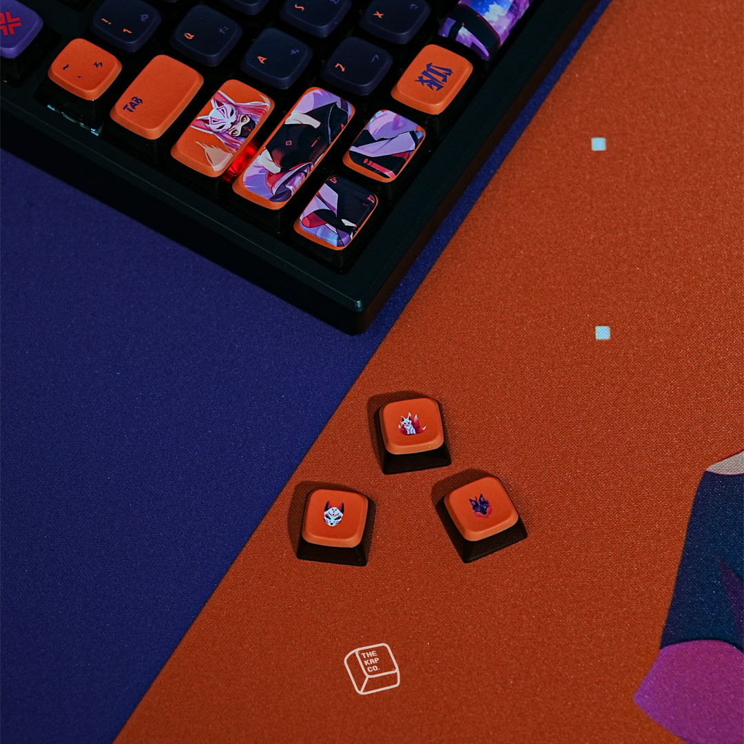 Thekapco x Powdersea | Kitsune 3.0 Keycap Set