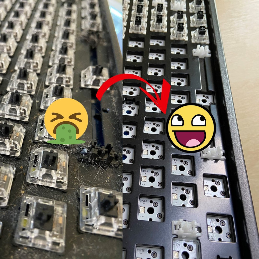 6 easy steps to Clean Your Mechanical Keyboard - The Kapco