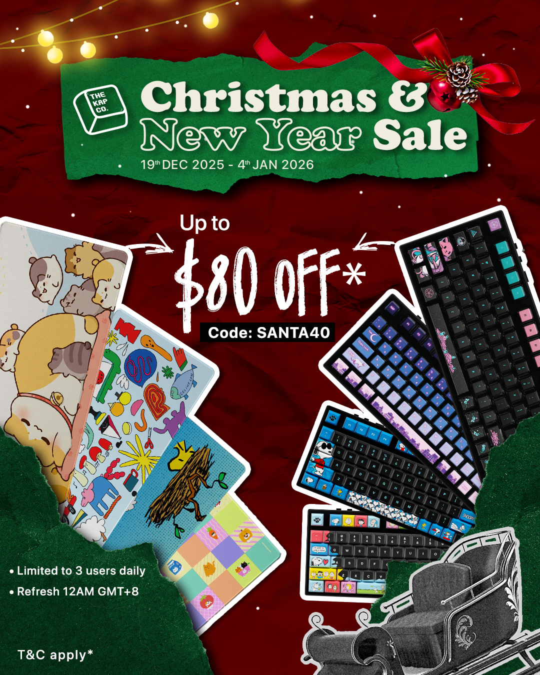 Ho Ho Holiday: Thekapco’s Christmas & New Year Sale 2025