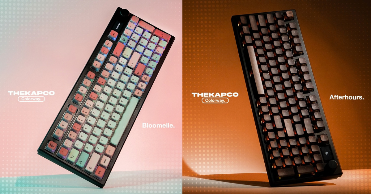 Thekapco Colorway Collection: Meet Bloomelle & Afterhours