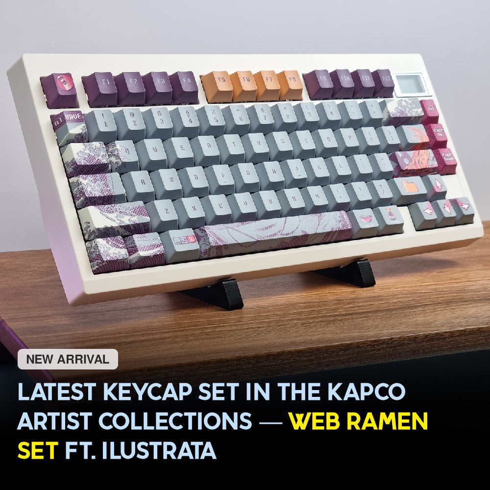 KapCo Unveils February's Artist Collaboration Keycap Set: Web Ramen Ft. Ilustrata