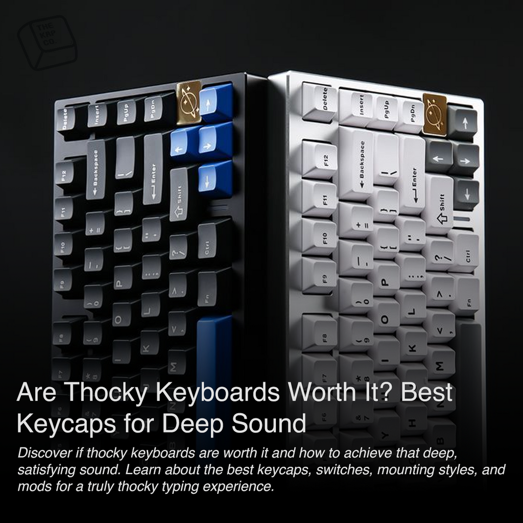 Are Thocky Keyboards Worth It? Best Keycaps for Deep Sound