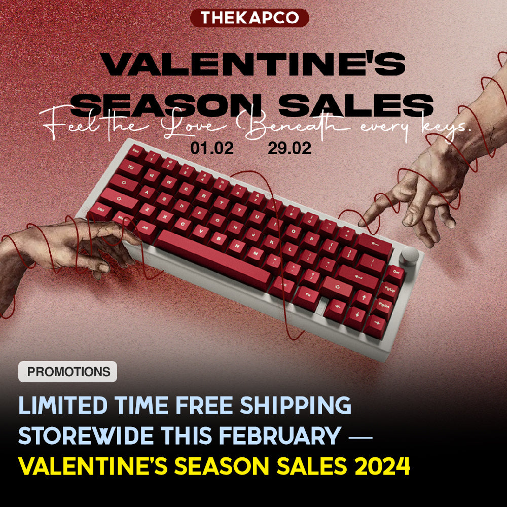 KapCo's Valentine Season Sales: Feel The Love Beneath Every Keys