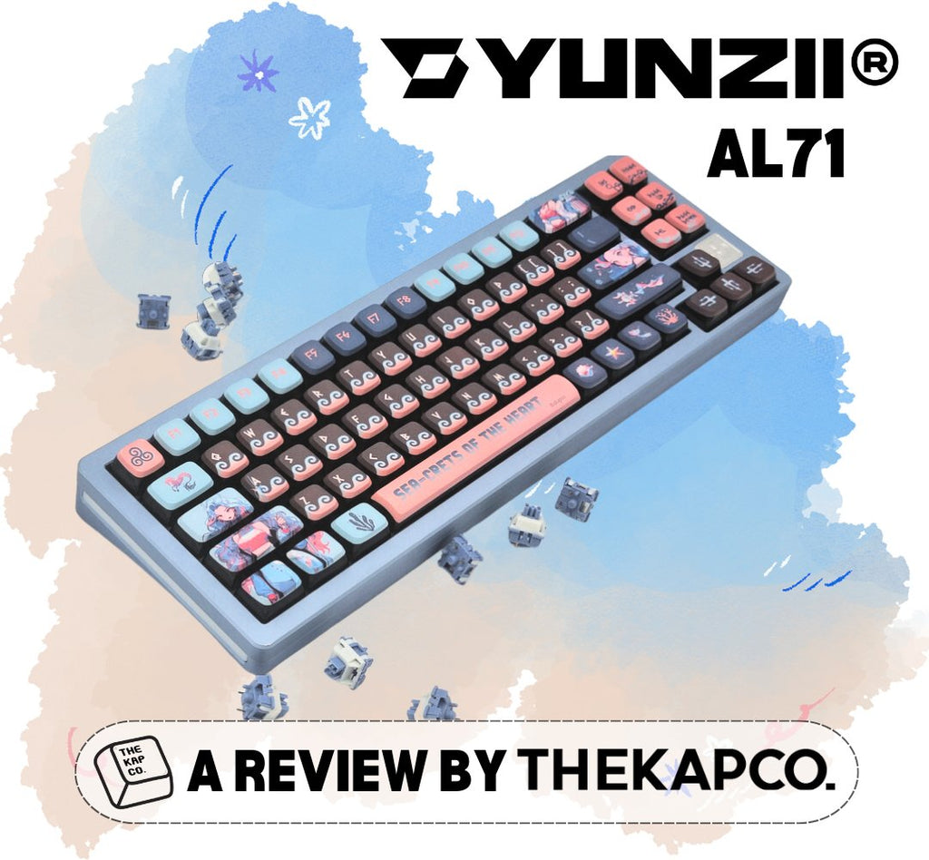 Yunzii AL71 Mechanical Keyboard Review - The Kapco