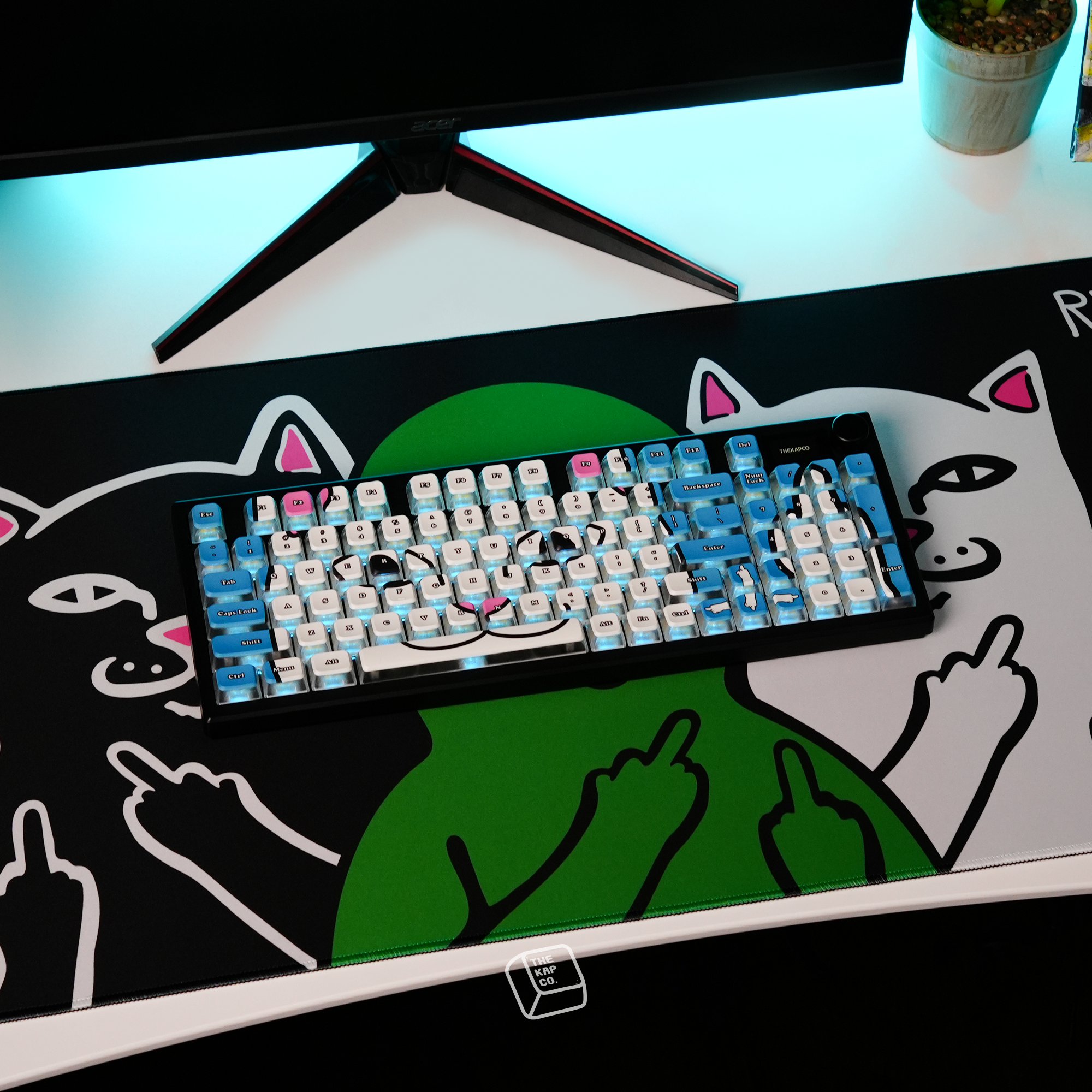 Thekapco x RipnDip | Lord Nermal Keycap Set