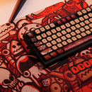 Thekapco x Vaunsarts | Doodle Party Keycap Set