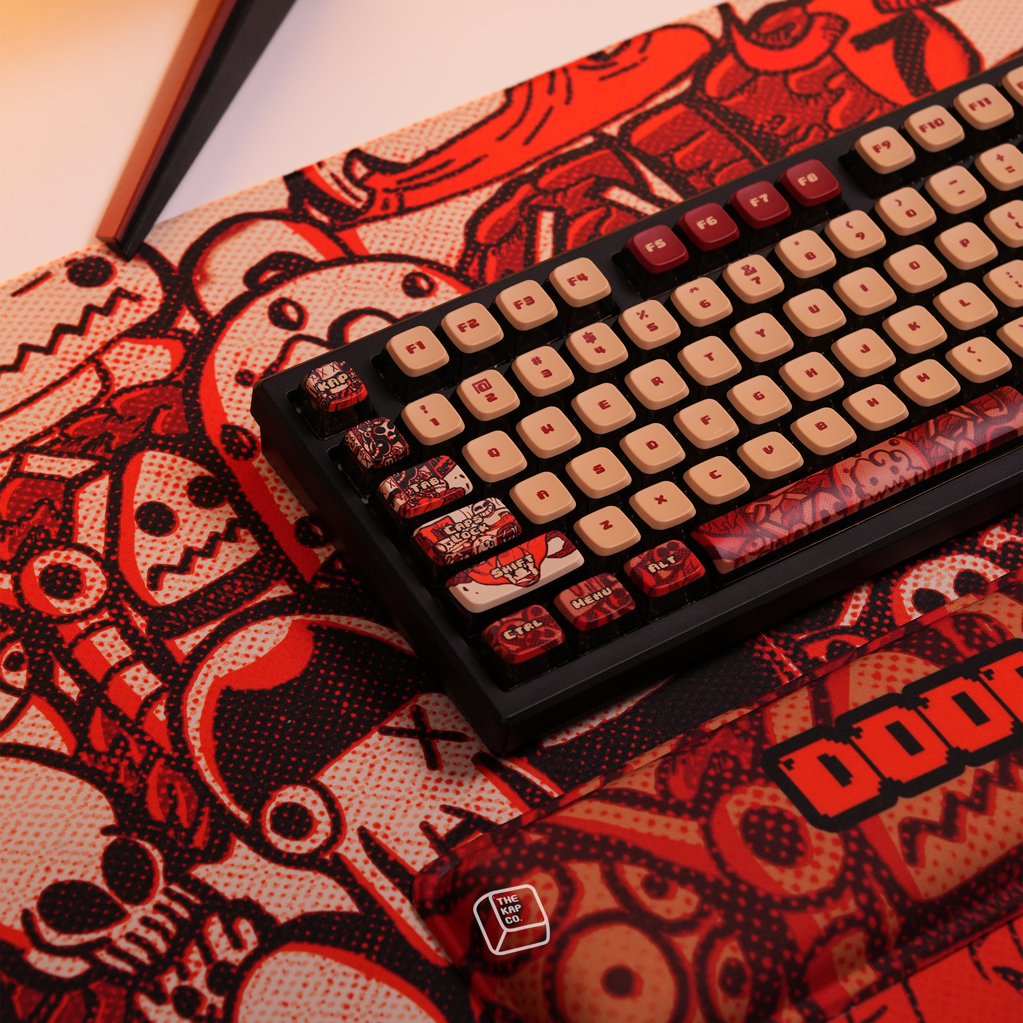 Thekapco x Vaunsarts | Doodle Party Keycap Set