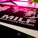 Thekapco x RipnDip | Man I Love Felines Deskmat / Mousepad