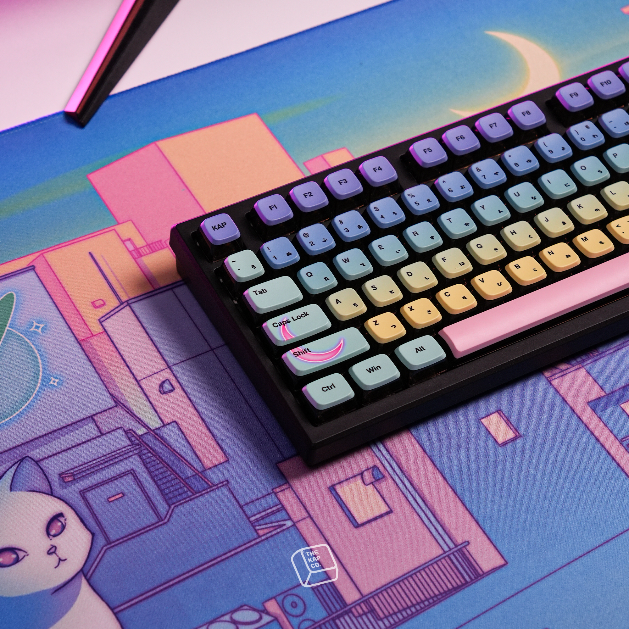 Thekapco x Elora | Moonlight City Deskmat & Wristrest