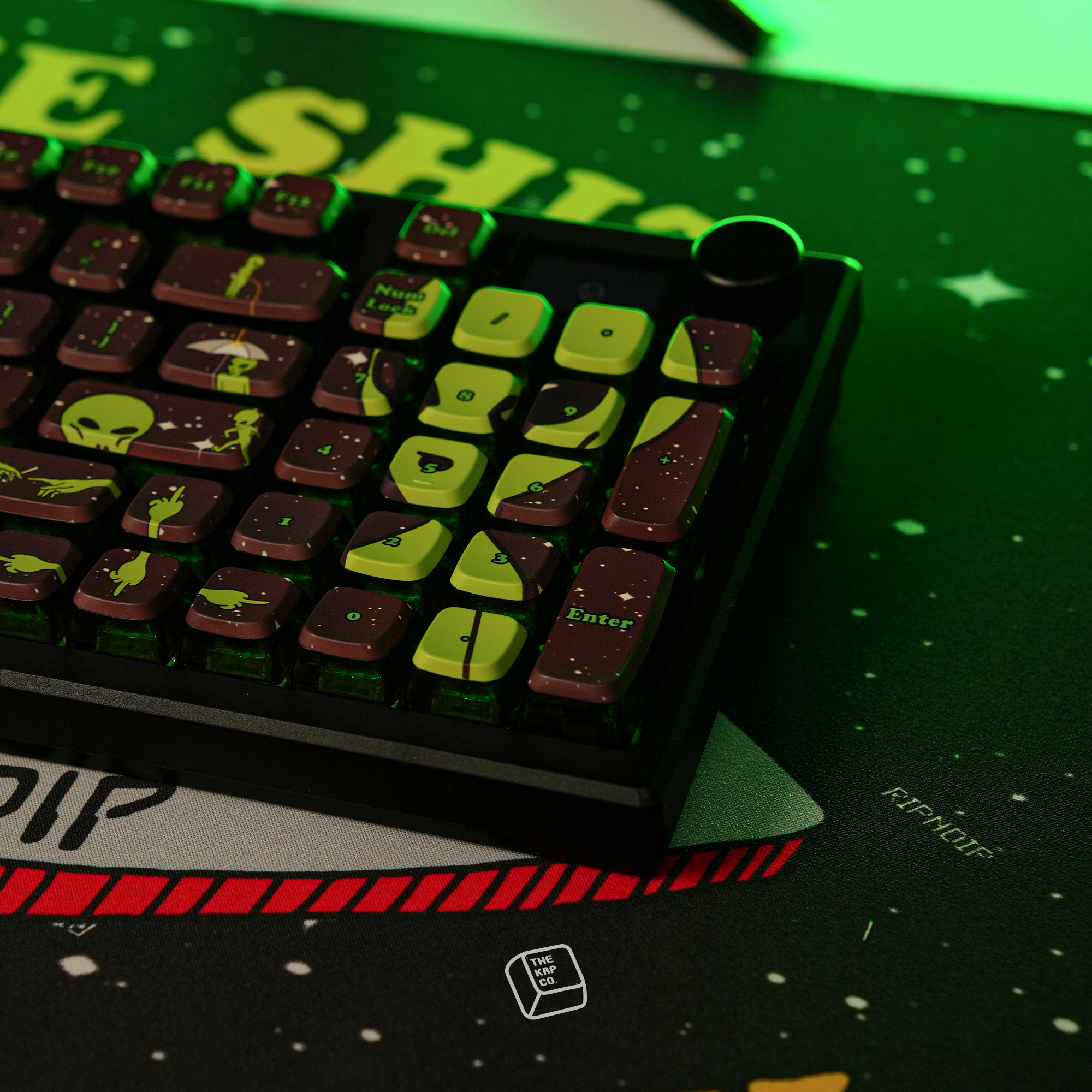 Thekapco x RipnDip | We Out Here Keycap Set