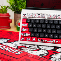 Thekapco x Peanuts | The Peanuts Comic Strip Deskmat & Wristrest