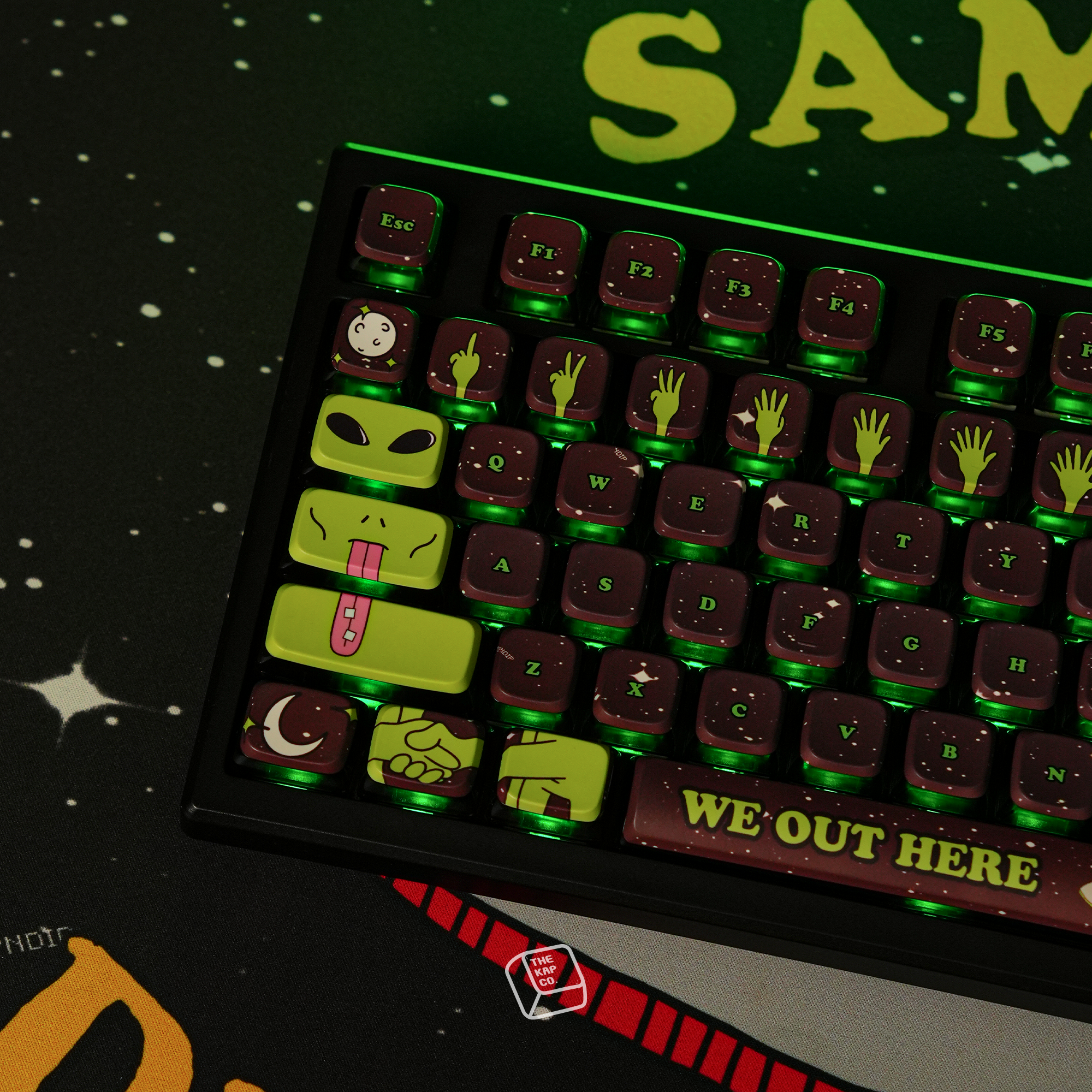Thekapco x RipnDip | We Out Here Keycap Set