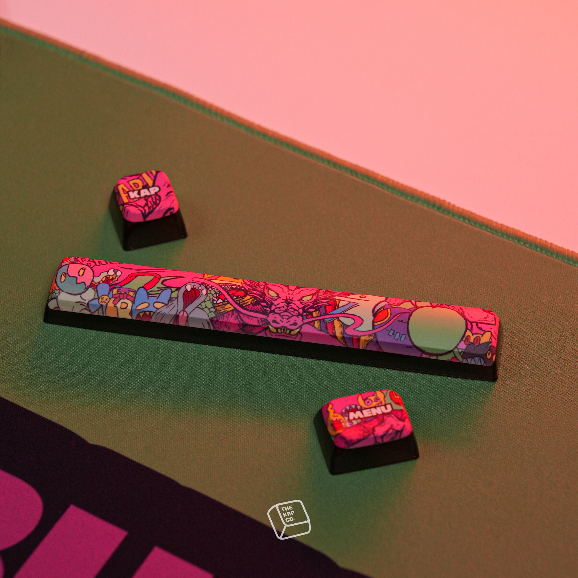 Thekapco x Vaunsarts | Mobius Dragon Keycap Set