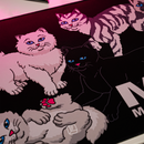 Thekapco x RipnDip | Man I Love Felines Deskmat / Mousepad