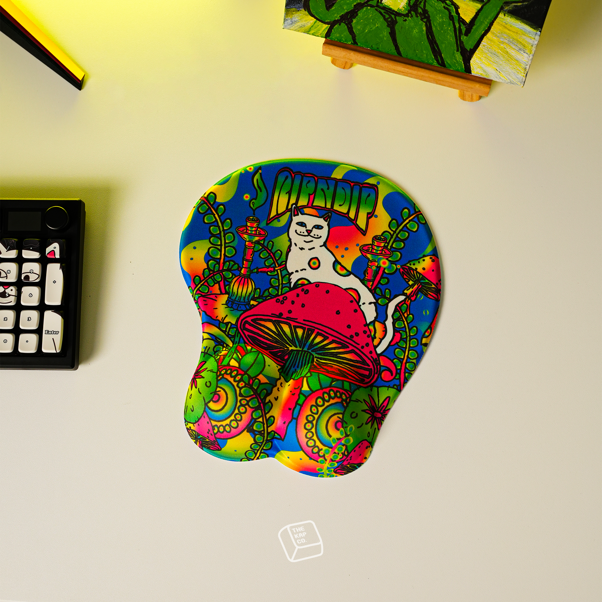 Thekapco x RipnDip | Psychedelic Deskmat & Wristrest