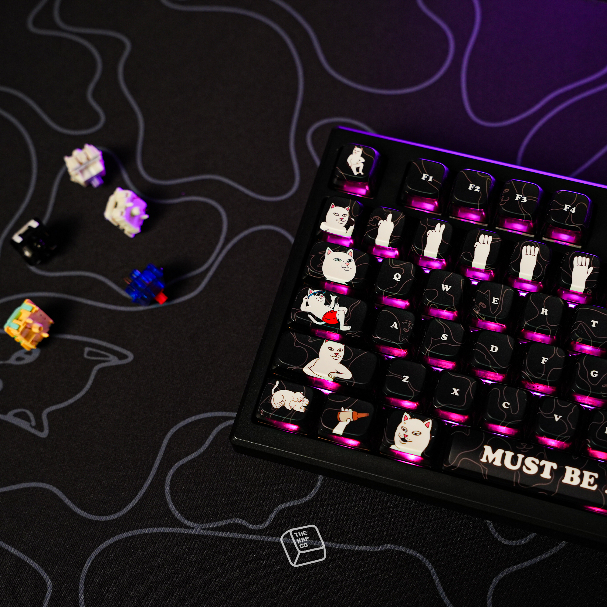 Thekapco x RipnDip | Must Be Nice Keycap Set