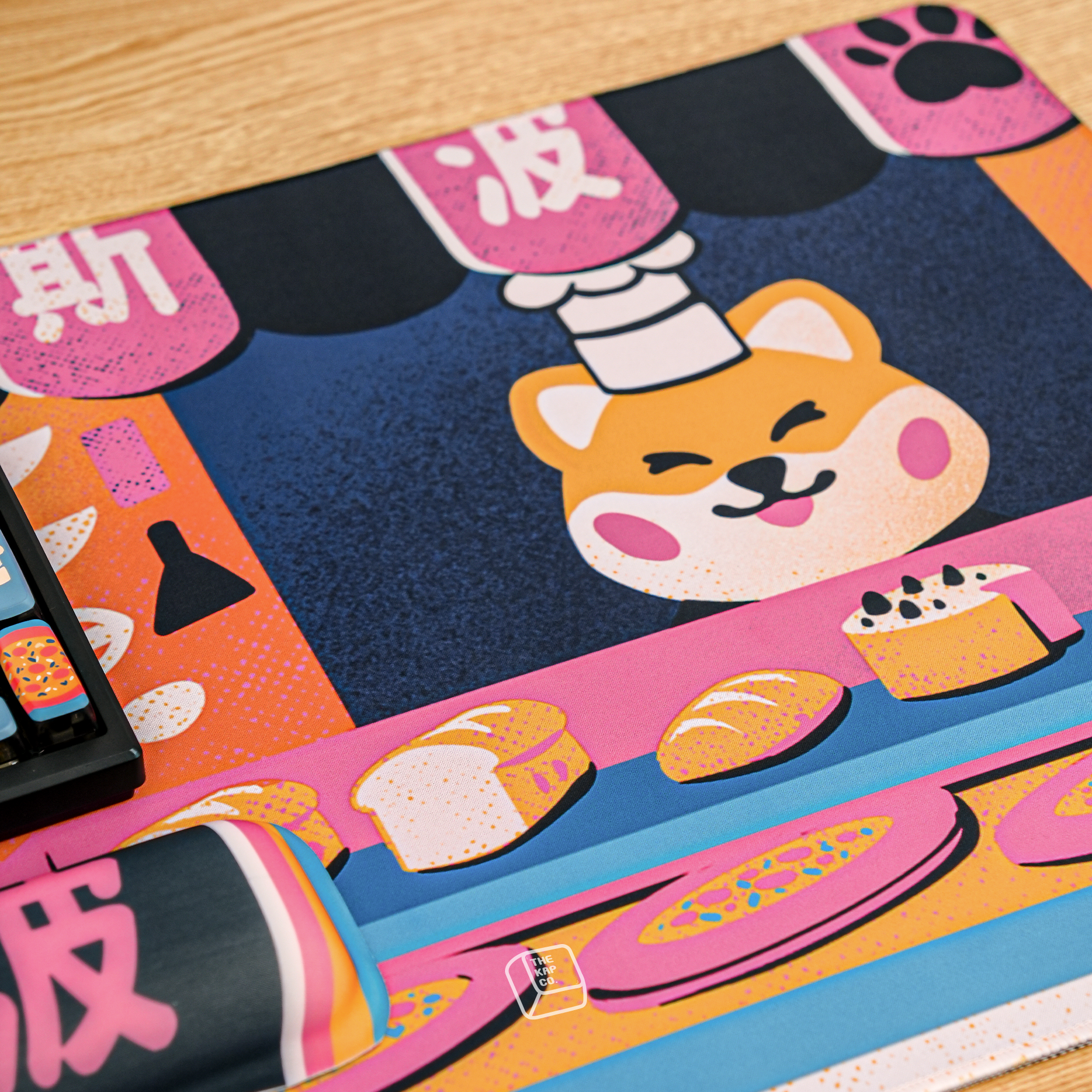 Thekapco x EduEly | Shiba Hut Deskmat / Wristrest