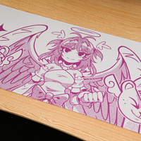 Thekapco x Gazola | Little Angel Deskmat & Wristrest