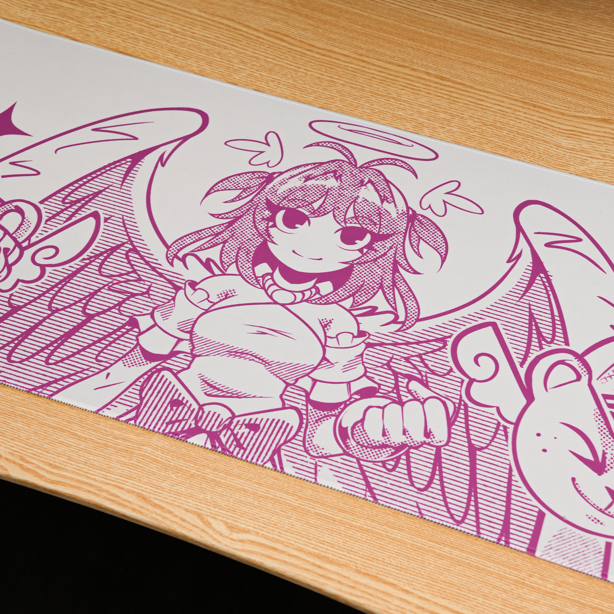 Thekapco x Gazola | Little Angel Deskmat & Wristrest