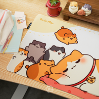 Thekapco x Bichi Mao | Kawaii Sleeping Cat Deskmat
