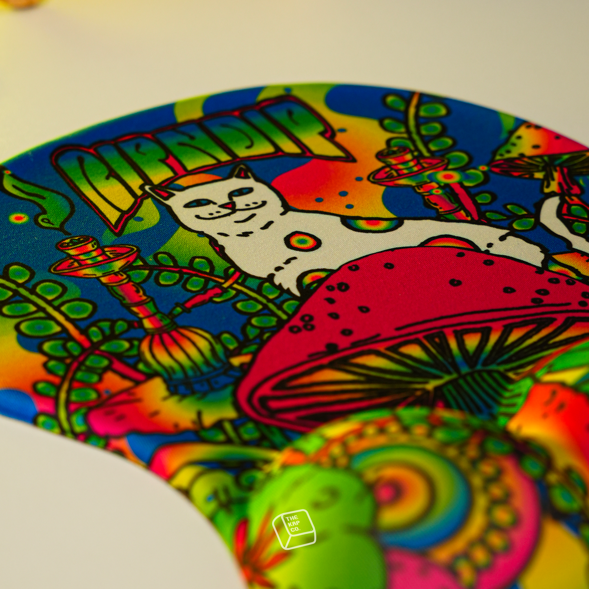 Thekapco x RipnDip | Psychedelic Deskmat & Wristrest