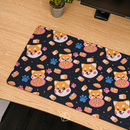 Thekapco x EduEly | Shiba Hut Deskmat / Wristrest