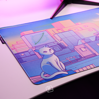 Thekapco x Elora | Moonlight City Deskmat & Wristrest