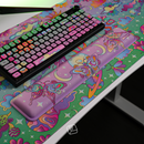 Thekapco x Kelsie Cosmic | Garden of Unearthly Delight Deskmat & Wristrest
