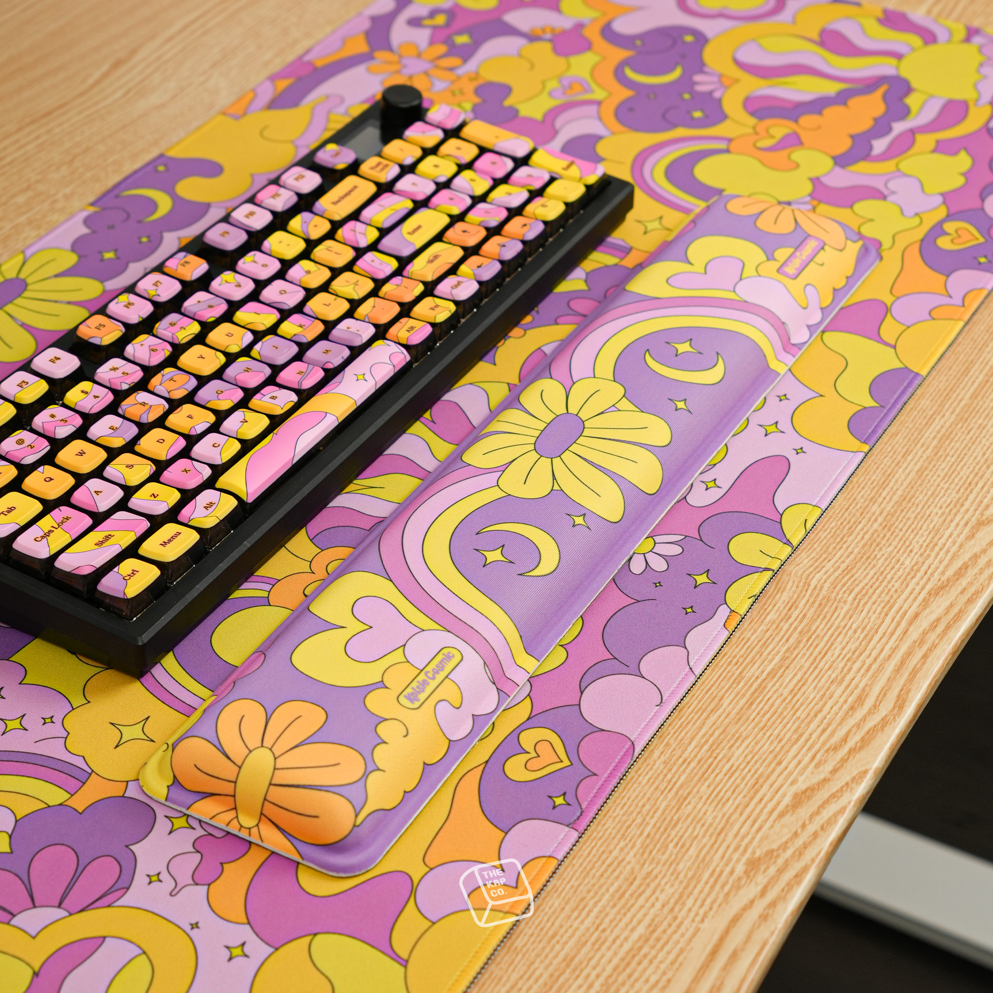 Thekapco x Kelsie Cosmic | Sunset Dream Deskmat & Wristrest