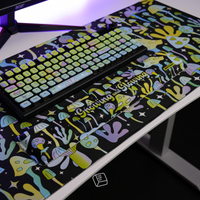 Thekapco x Kelsie Cosmic | Growing & Glowing Deskmat & Wristrest
