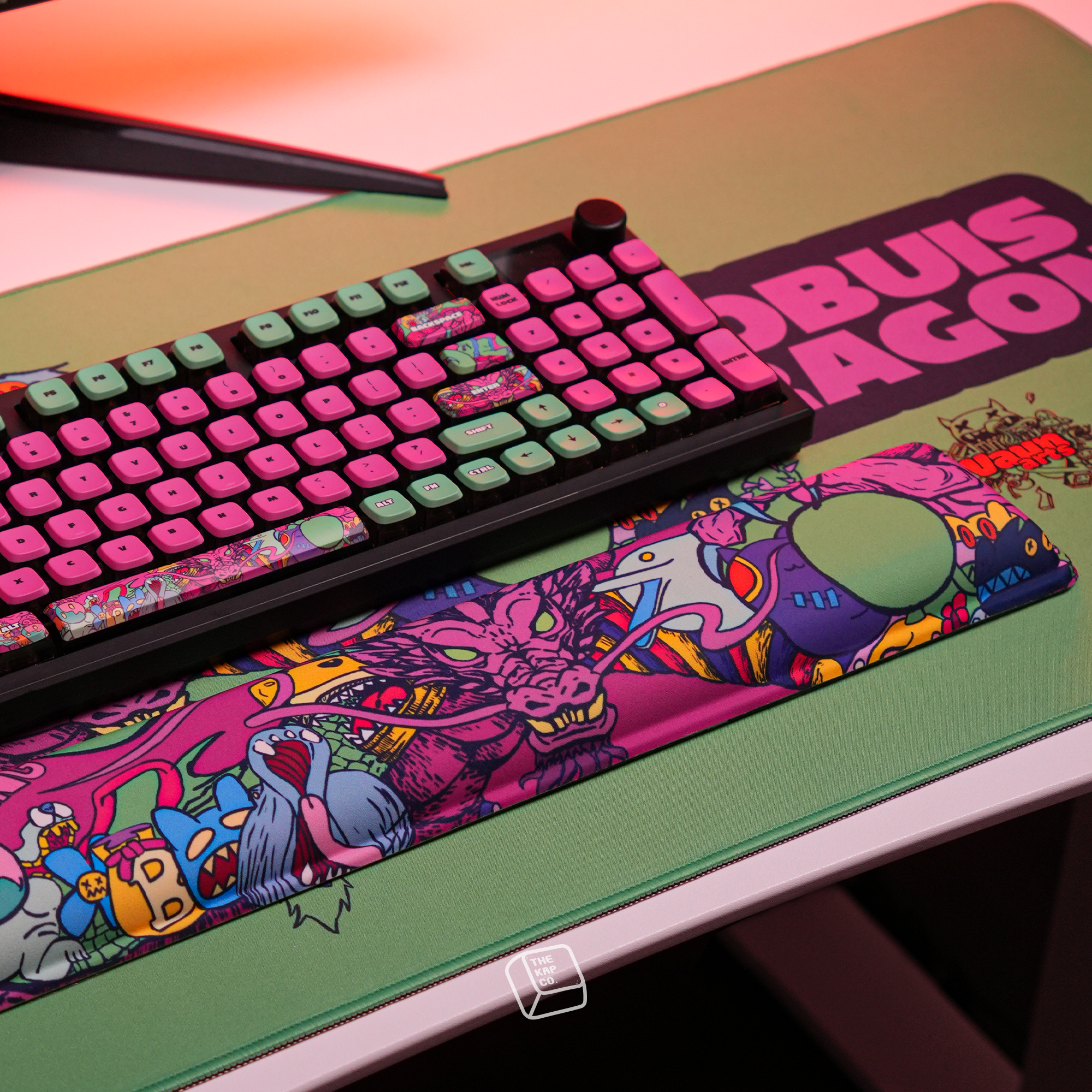 Thekapco x Vaunsarts | Mobius Dragon Keycap Set