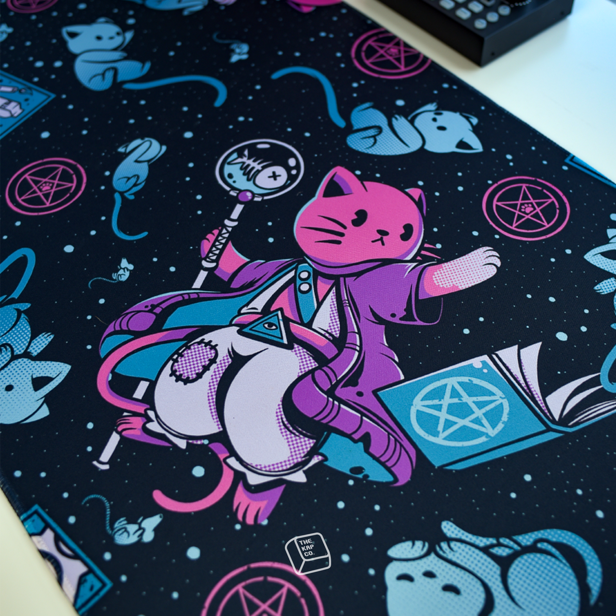 Thekapco x Ilustrata | Nekomancer Deskmat & Wristrest