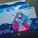 Thekapco x Powdersea | Greekeys Poseidon Deskmat