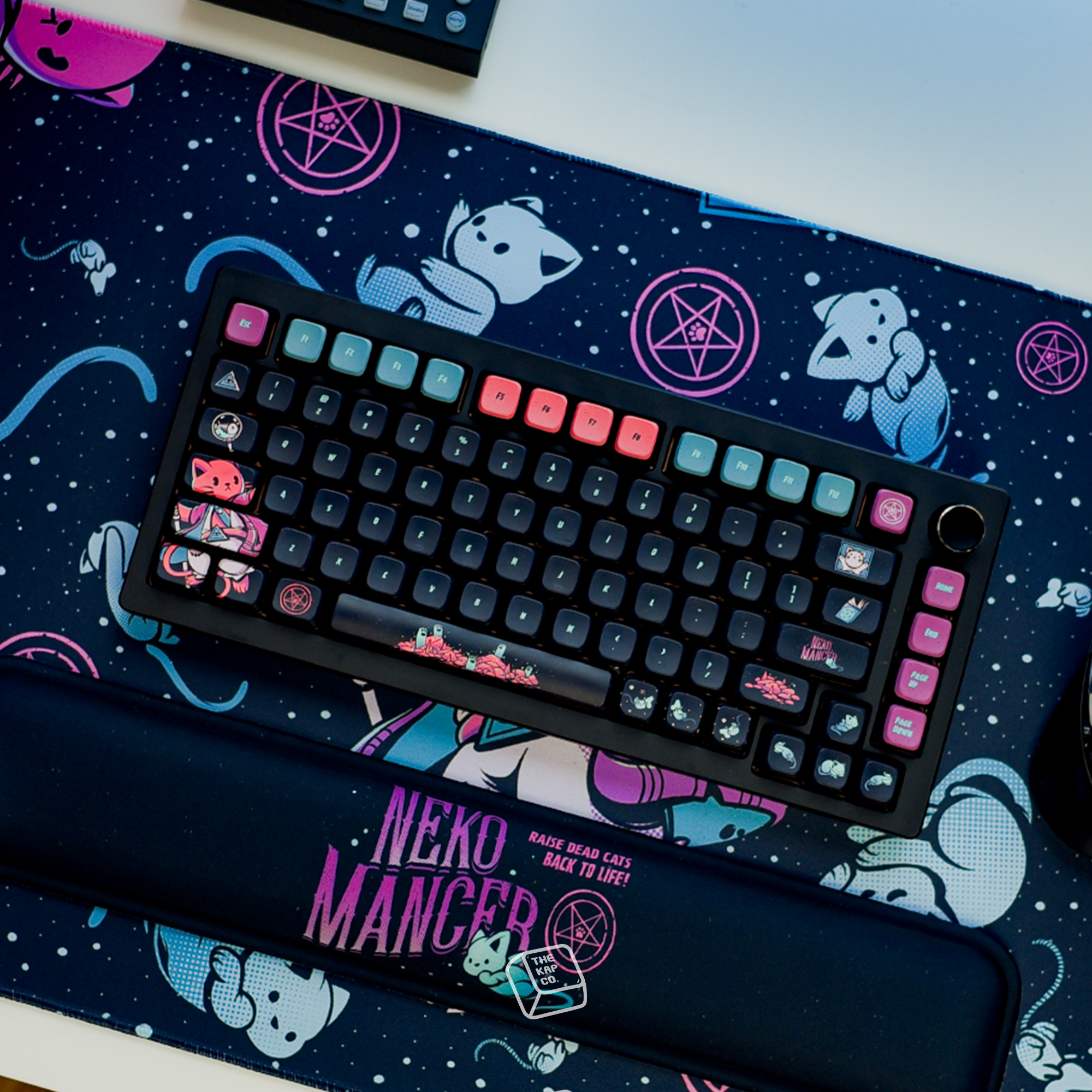 Thekapco x Ilustrata | Nekomancer Deskmat & Wristrest