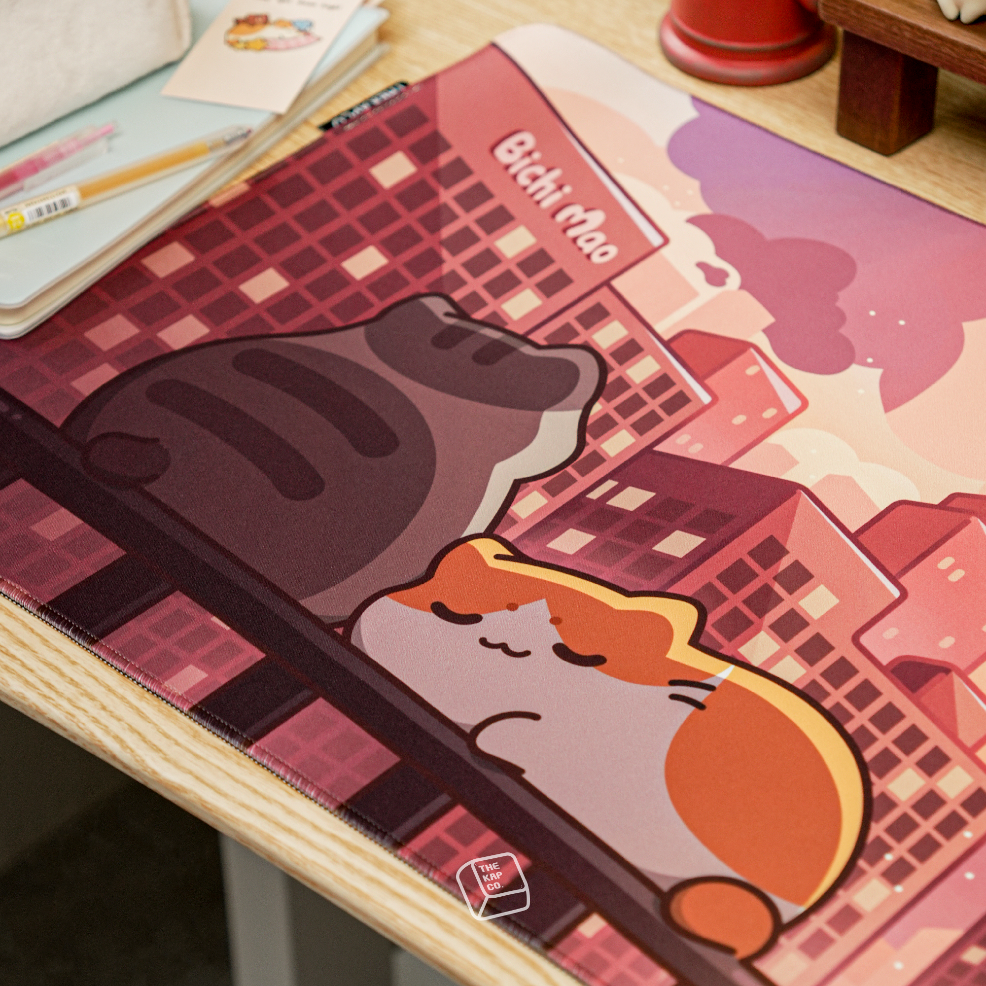 Thekapco x Bichi Mao | Sunset City Deskmat