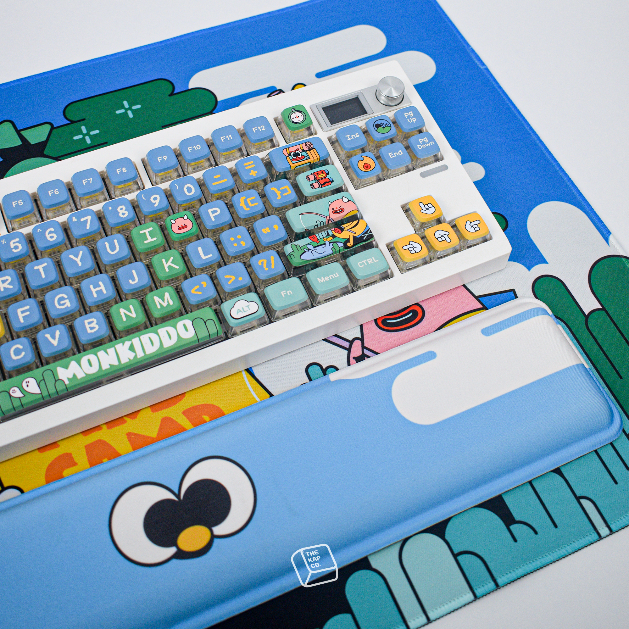 Thekapco x Monkiddo | Campkiddo Deskmat & Wristrest