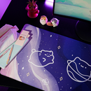 Thekapco x Bichi Mao | Galaxy Cat Deskmat