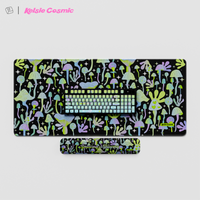 Thekapco x Kelsie Cosmic | Growing & Glowing Deskmat & Wristrest